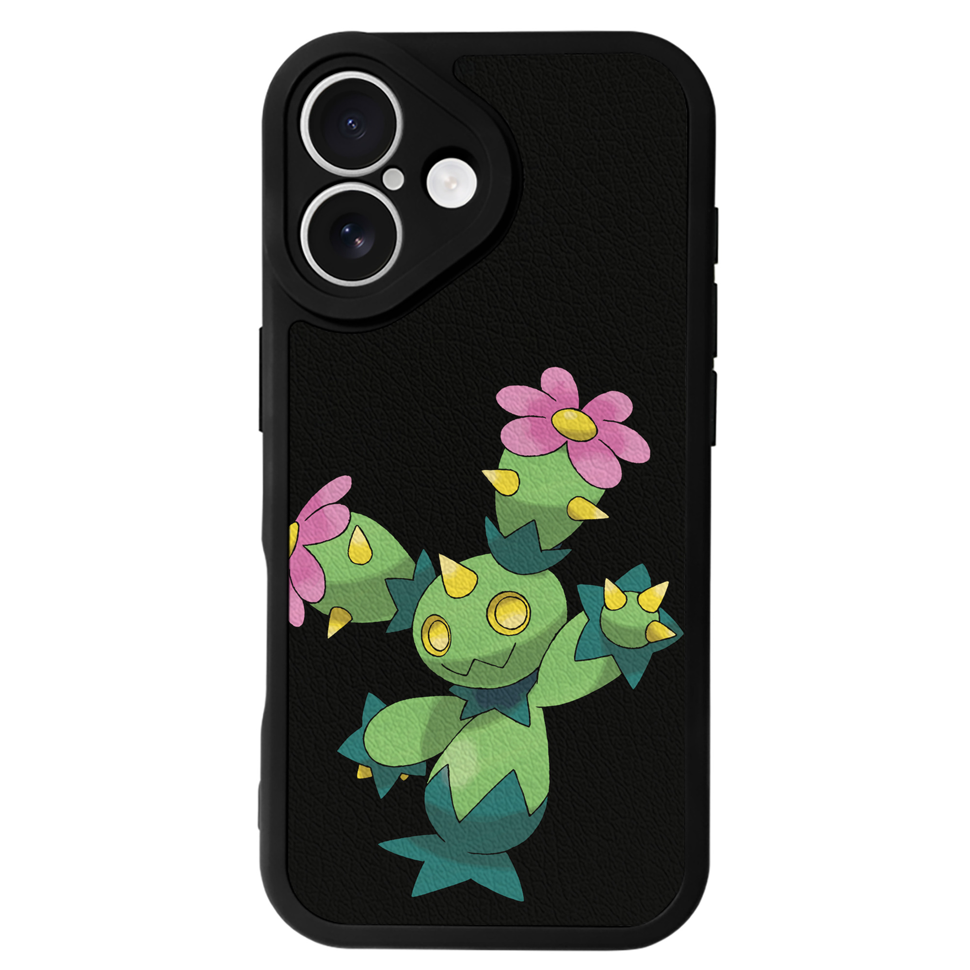 （画像用） ポケットモンスター Pokémon 【iPhone 16シリーズ対応】シリコンスマホケース（レザー調） 材質：シリコン